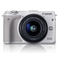 Canon EOS M3 with 15-45mm (KIT) White