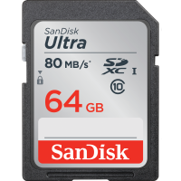 SANDISK ULTRA® SDXC™ UHS-I 80MB/s MEMORY CARD 64GB