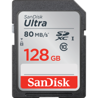 SANDISK ULTRA® SDXC™ UHS-I 80MB/s MEMORY CARD 128GB