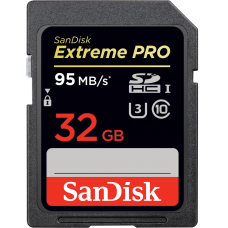 SANDISK EXTREME PRO® SDHC™ UHS-I MEMORY CARDS 32GB