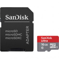 SANDISK ULTRA® microSD UHS-I CARD FOR CAMERAS 16GB