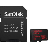 SANDISK ULTRA® microSD UHS-I CARD FOR CAMERAS 128GB